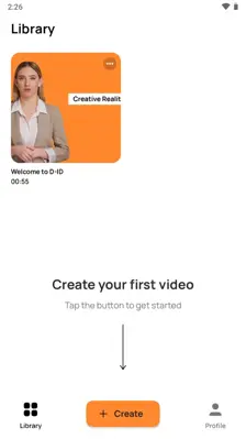 D-ID AI Video Generator android App screenshot 1